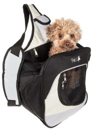 Single Strap Over-The-Shoulder Navigation Hands Free Backpack and Front pack Pet Carrier