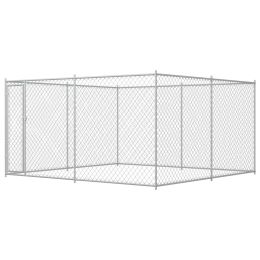 vidaXL Outdoor Dog Kennel 150.8" x 150.8" x 72.8"