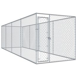 vidaXL Outdoor Dog Kennel 299.2"x75.6"x72.8"