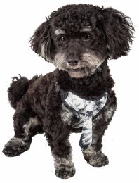 Pet Life 'Bonatied' Mesh Reversible And Breathable Adjustable Dog Harness W/ Designer Neck Tie (Color: Camo, size: small)