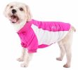 Pet Life Active 'Barko Pawlo' Relax-Stretch Wick-Proof Performance Dog Polo T-Shirt