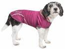 Pet Life Active 'Pull-Rover' Premium 4-Way Stretch Two-Toned Performance Sleeveless Dog T-Shirt Tank Top Hoodie