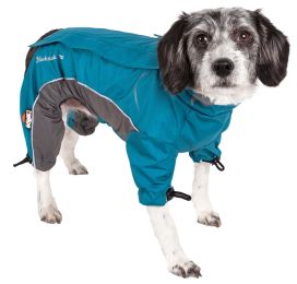 Helios Blizzard Full-Bodied Adjustable and 3M Reflective Dog Jacket (size: large)