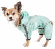 Dog Helios 'Torrential Shield' Waterproof Multi-Adjustable Full Bodied Pet Dog Windbreaker Raincoat