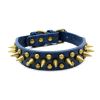 Pet Retro Studded Spiked Rivet  Leather Collars Harnesses