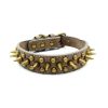 Pet Retro Studded Spiked Rivet  Leather Collars Harnesses