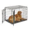 Household Mobile Folding Metal Pet Cat Dog Cage