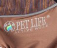 Pet Life Active 'Chase Pacer' Heathered Performance 4-Way Stretch Two-Toned Full Body Warm Up