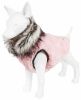 Pet Life Luxe 'Pinkachew' Charming Designer Mink Fur Dog Coat Jacket