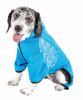 Pet Life Active 'Pawsterity' Heathered Performance 4-Way Stretch Two-Toned Full Bodied Hoodie