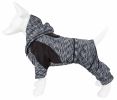 Pet Life Active 'Downward Dog' Heathered Performance 4-Way Stretch Two-Toned Full Body Warm Up Hoodie