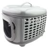 Circular Shelled Perforate Lightweight Collapsible Military Grade Transporter Pet Carrier